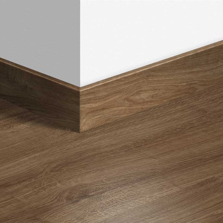 Plinthe parquet Quick-Step 14 x 77 x 2400 mm Chêne Newcastle marron