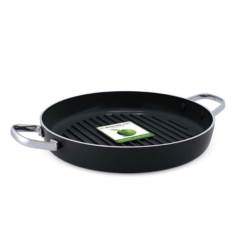 Casserole grill rond D28 cm Greenpan couche anti-adhésif