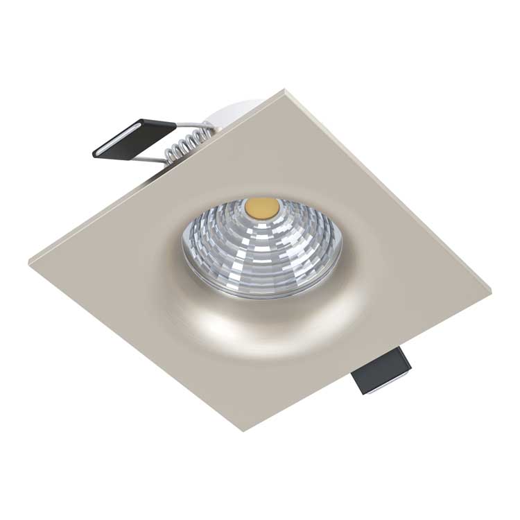 Eglo SALICETO - Inbouwspot - LED - 6W - 450K - Nikkel-mat