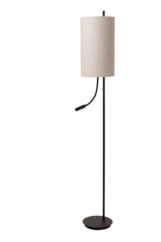 Lucide MAGIC - Lampadaire - Ø 24 cm - 1xE27 - Noir