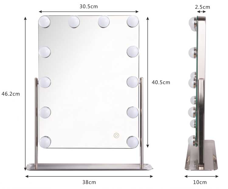 Mirroir de maquillage Design LED