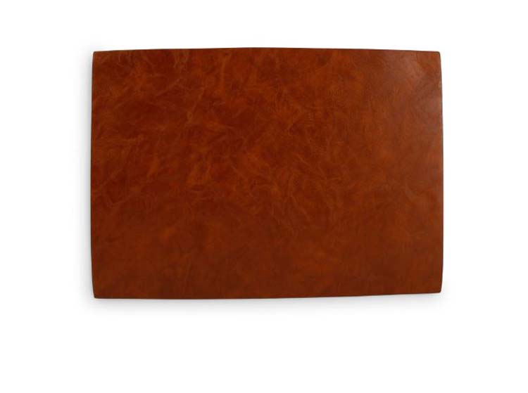 Placemat lederlook cognac 43 x 30 cm