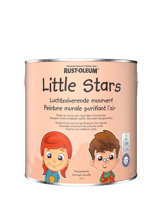 Little stars luchtzuiverende muurverf pompoenkoets 2.5L