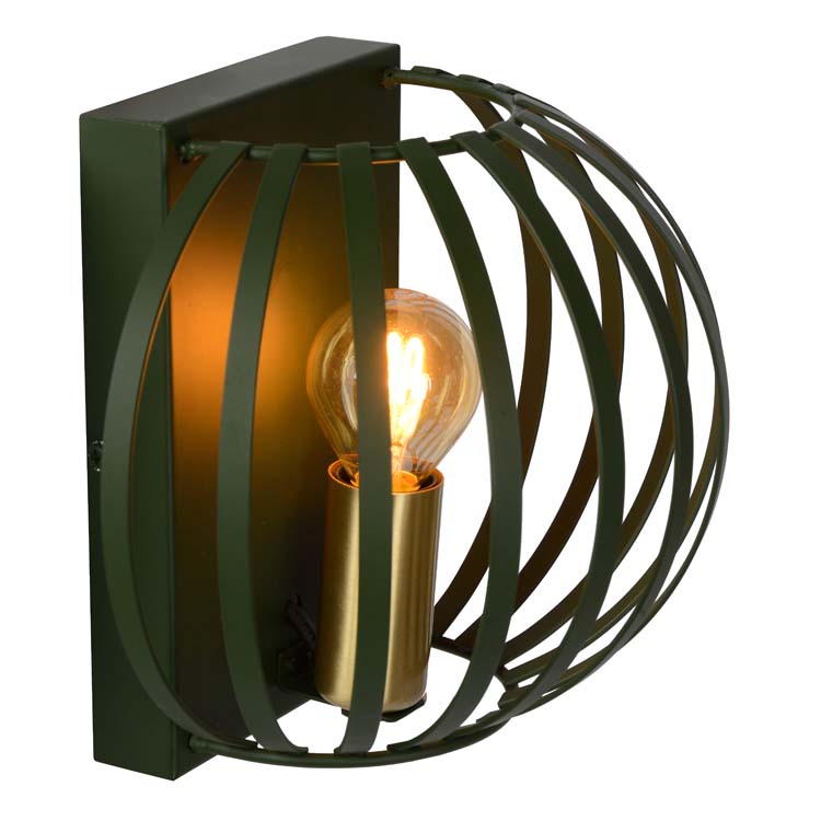 Lucide MANUELA - Wandlamp - 1xE14 - Groen