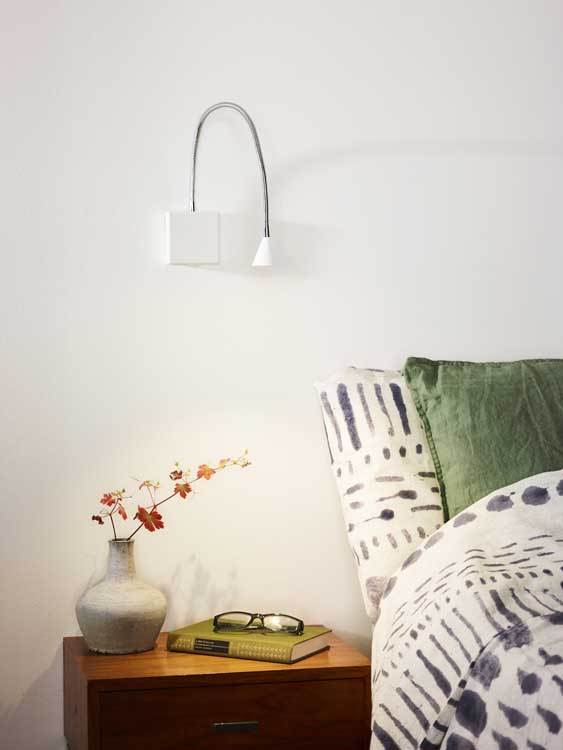 Lucide BUDDY - Bedlamp - LED - 1x3W 4000K - Wit