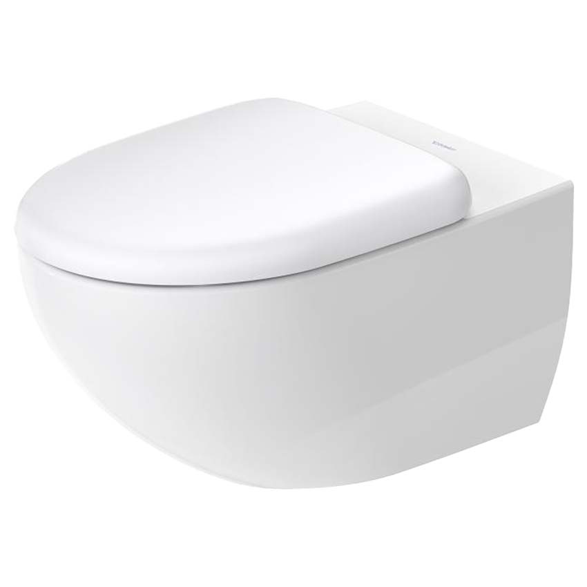 Hangtoilet Duravit Architec rimless incl soft-close wc-bril wit