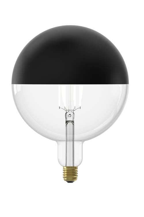 LED XXL G200 dépoli noir 220-240V 360lm 6W 1800K E27 dimmable