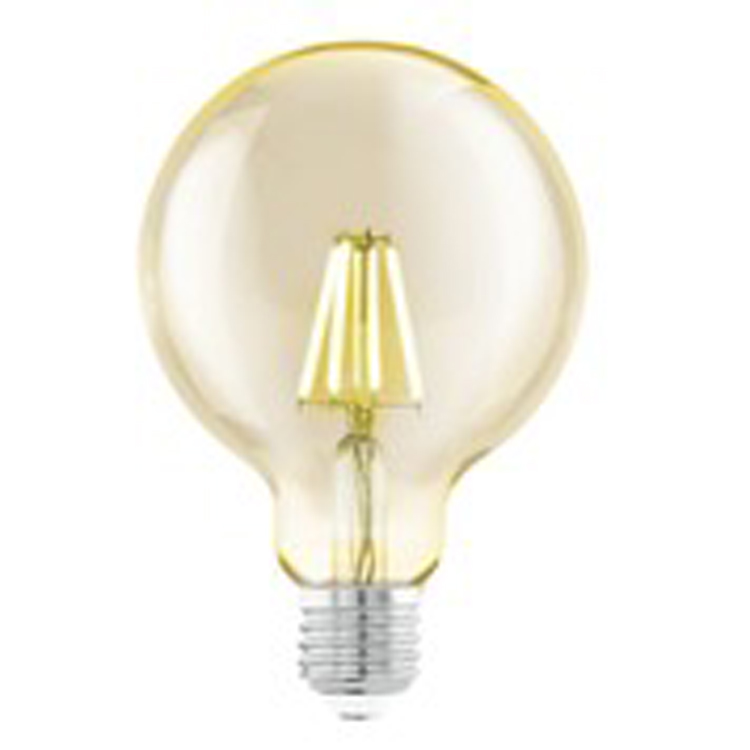 Lamp LED vintage amber bol h145mm E27 4W 330lumen