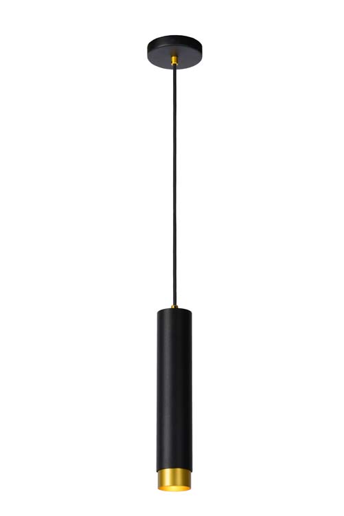 Hanglamp - Ø 5,9 cm - 1xGU10 - Zwart