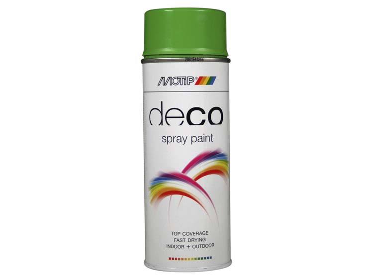 Motip Deco lakspray hoogglans 0,4l geelgroen