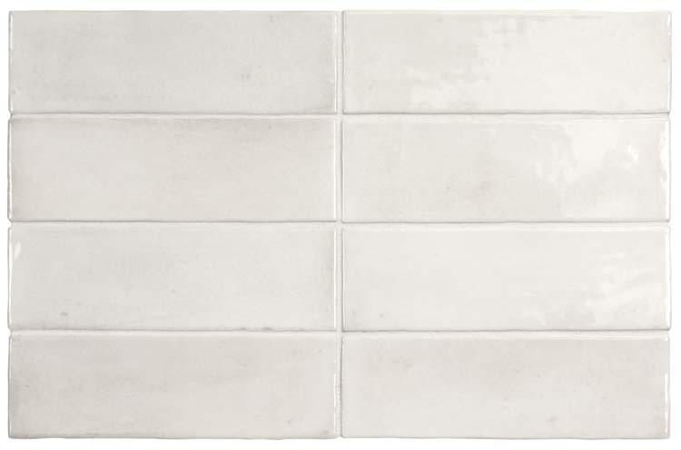 Wandtegel Nono white blinkend 5x15cm