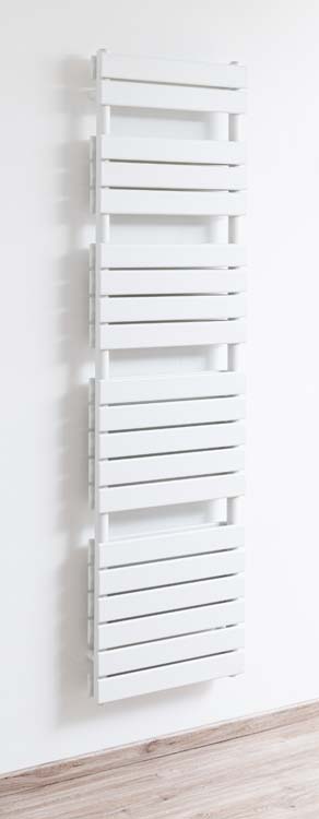 Radiateur sèche-serviette Dex double 183,6x50cm blanc 1594 Watt avec élément chauffant blanc digital