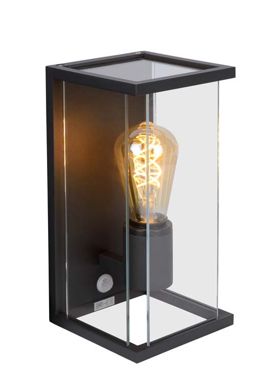 CLAIRE - Wandlamp Buiten LED - 1xE27 - IP54 - Antraciet