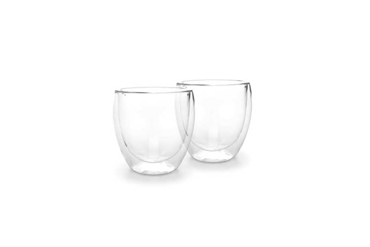 Tasse en verre Vienna à double paroi 0.26 L 2 pièces