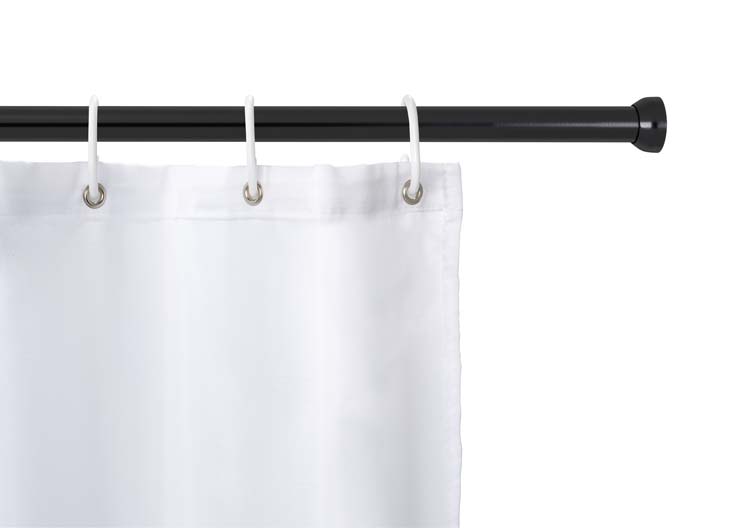 Barre de douche Wenko 110-185 cm noir