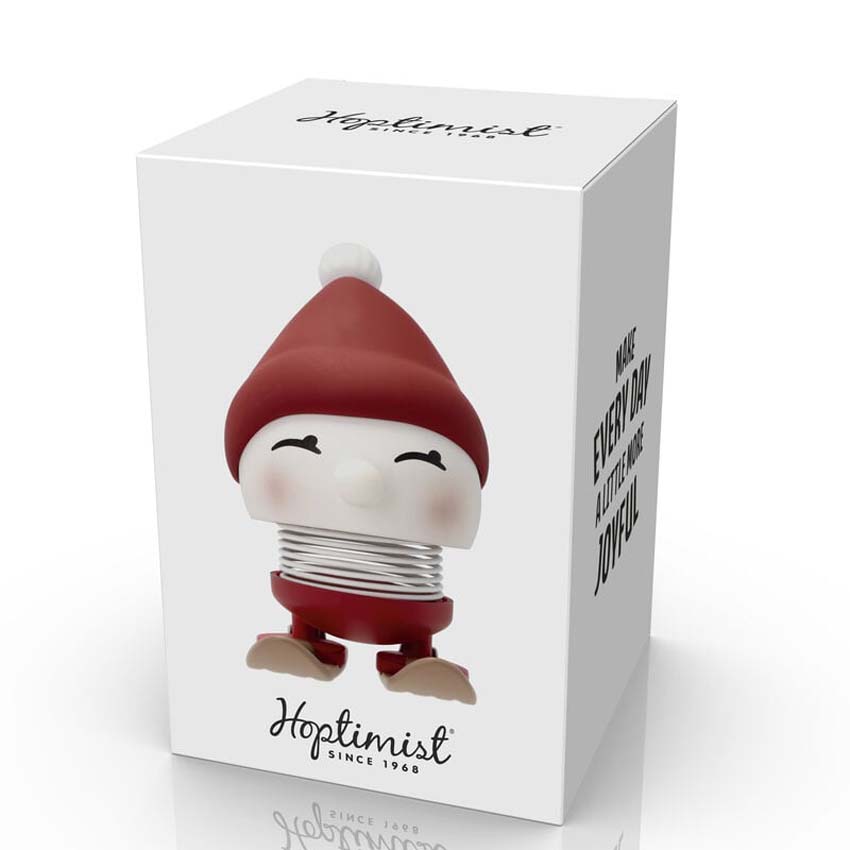 Hoptimist bumble ski de Noël rouge