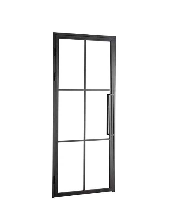 Porte intérieure Fer forgé 6W Tara 980 x 2349 mm Droite