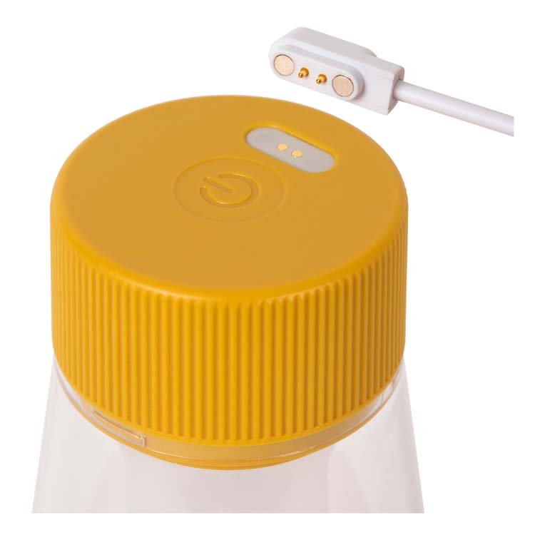 Lucide LORALI - Lampe de table Rechargeable - Batterie/Piles - LED Dim. - IP44 - Jaune Ocre