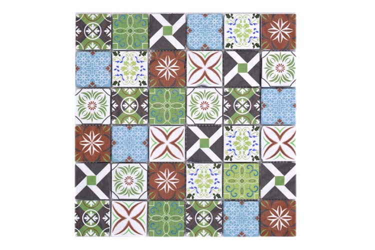 Mosaïque antique patchwork multicolor small 30 x 30 cm