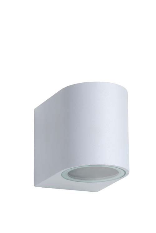 Wandspot Buiten - LED Dimbaar - GU10 - 1x5W 3000K - IP44 - Wit