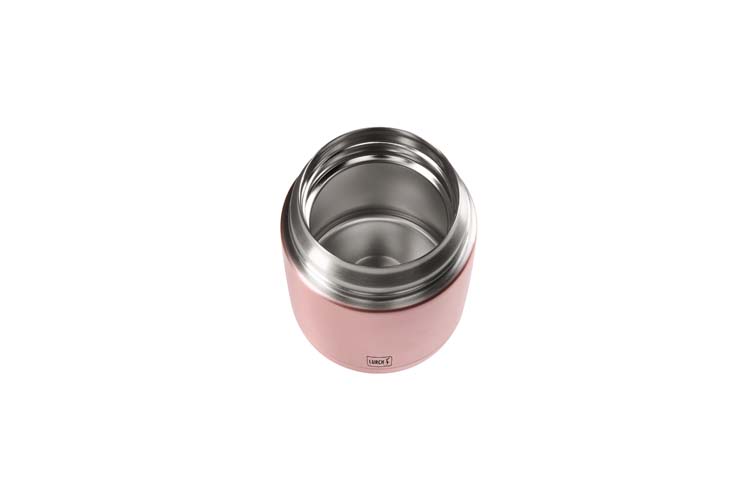 Thermos RVS roze dubbelwandig 450 ml