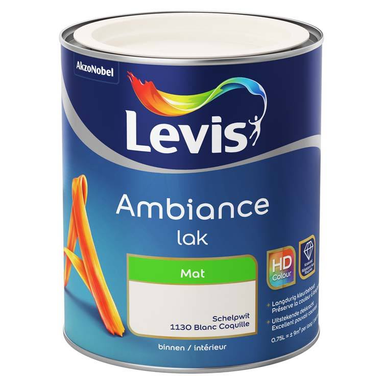 Levis Ambiance lak mat 0,75l schelpwit