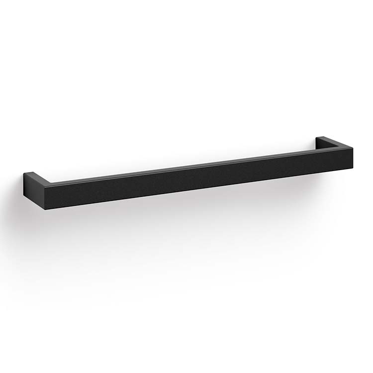 Handdoekrail Linea zwart 61.5 cm roestvrij staal