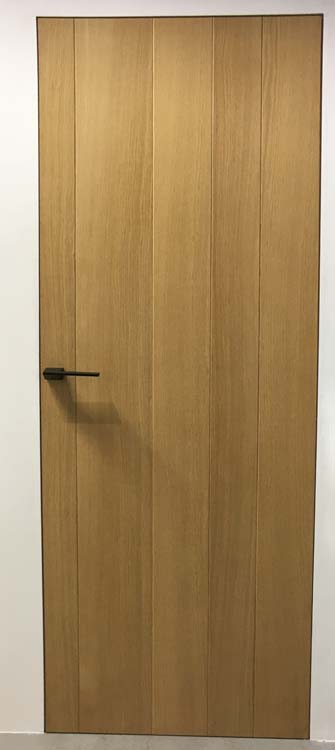 Binnendeur Xinnix X40 Kit + deurblad eik fineer planken 78x211.5cm