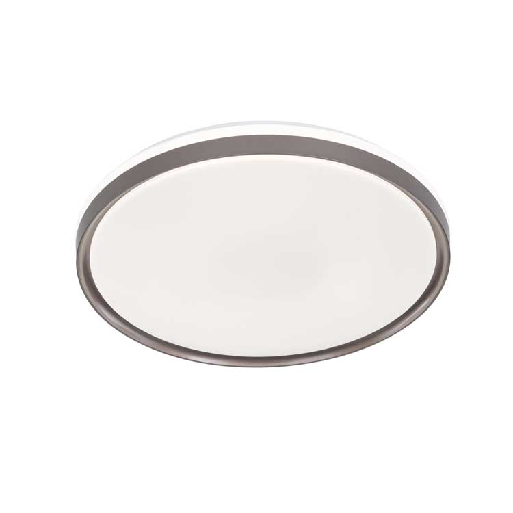 Plafonnier 1x LED 21W - Brun - Verre acryl Blanc