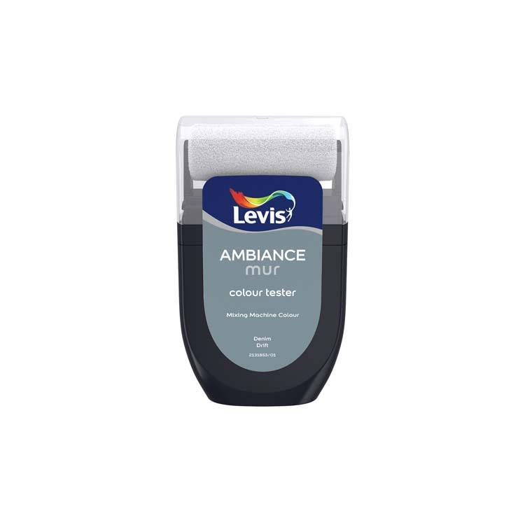 Levis verf Ambiance mur mat tester 30ml denim drift