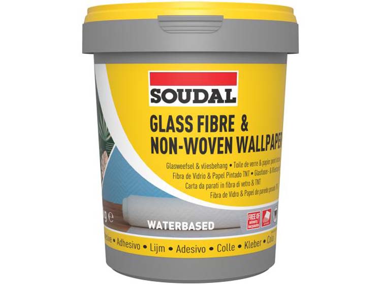 Soudal colle pour tissus de verre et papier peint intissé 1kg