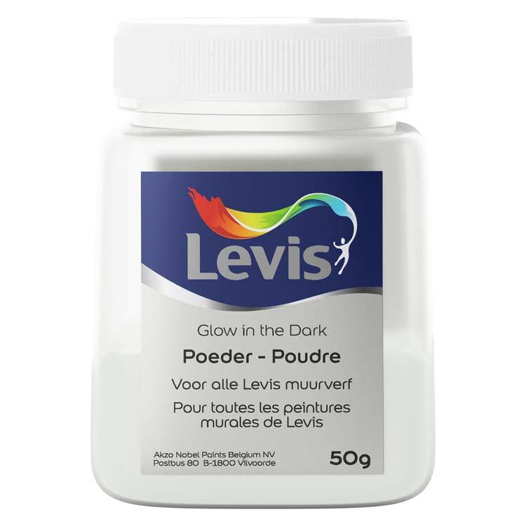 Levis paillettes additif de peinture murale 50g glow in the dark