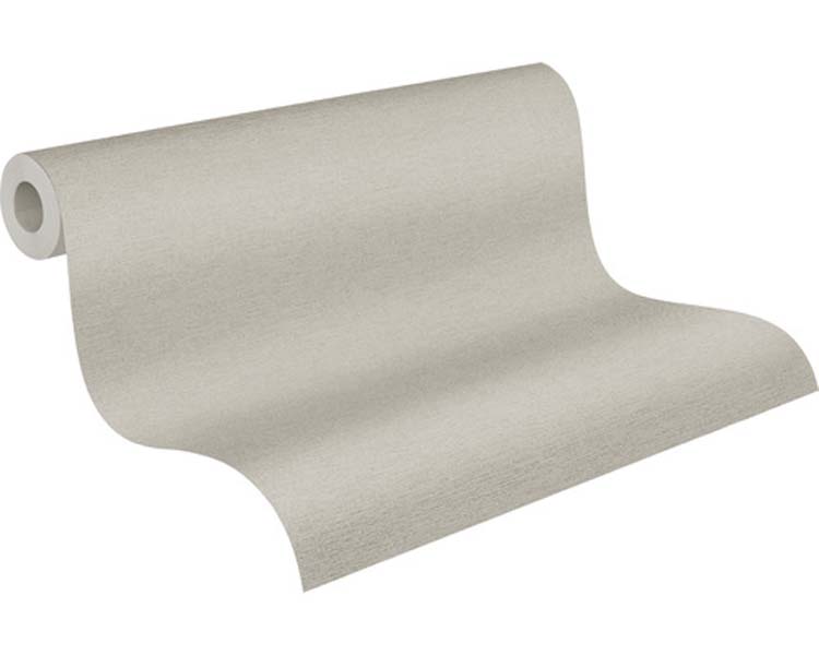 Vinyle sur papier peint intissé beige 0,53x10m lin uni