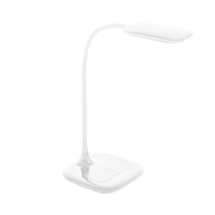 Eglo MASSERIE - Bureaulamp + draadloos opladen (Qi) - 3,4W - Wit