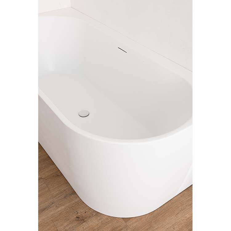 Baignoire d'angle Hero gauche 180x80cm blanc mat