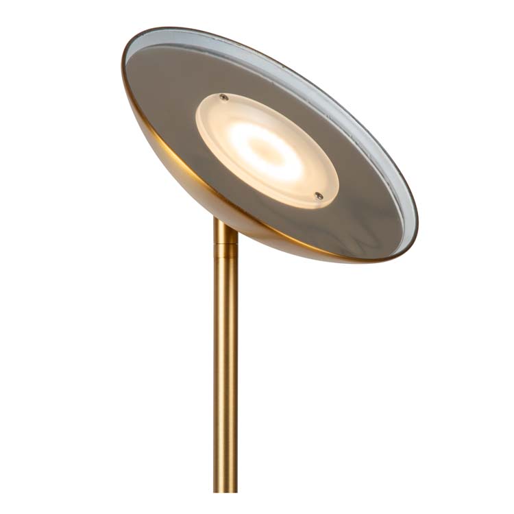 Lucide ZENITH - Lampadaire - LED Dim. - 1x20W 3000K - Or Mat / Laiton