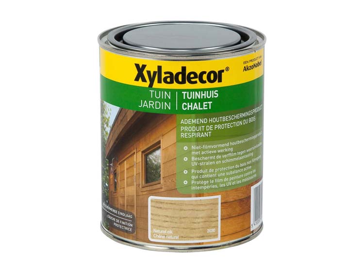 Xyladecor houtbeits tuinhuis 0,75l naturel eik