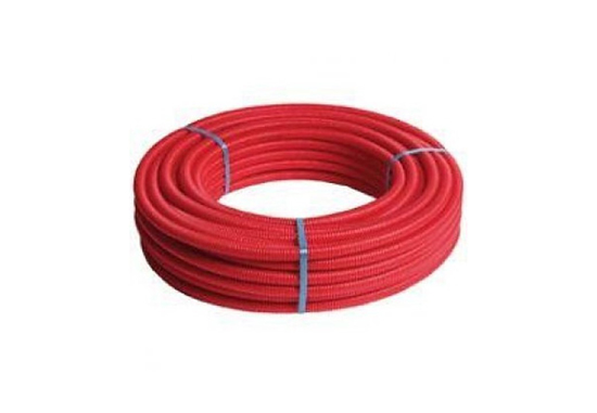 Tube multicouche 16/2 avec gaine 50m rouge