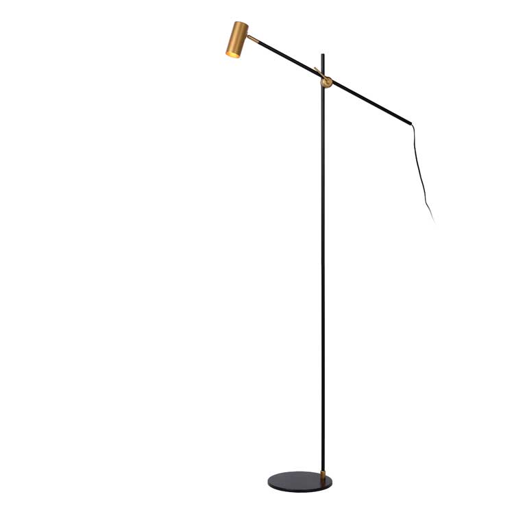 Lucide PHILINE - Lampadaire / lampe de lecture - GU10 - Noir