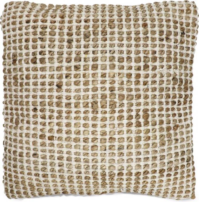 Kussen Bombay cube 45 naturel 45x45cm