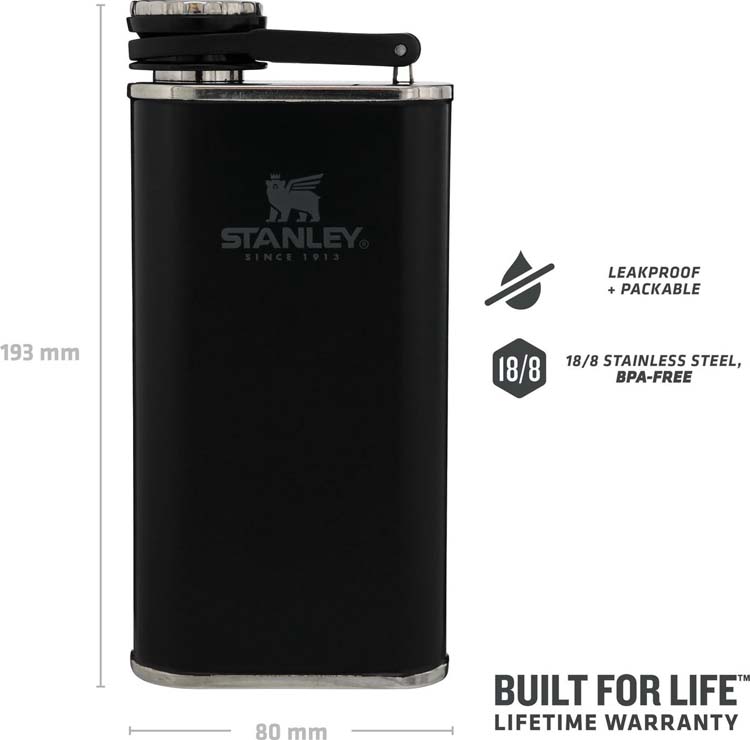 Stanley easy-fill flask 0.23l black