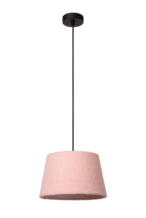 Lucide WOOLLY - Suspension - Ø 28 cm - 1xE27 - Rose