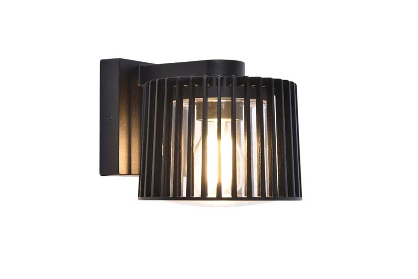 Wandlamp buiten - E27 - 25W - IP54 - zwart