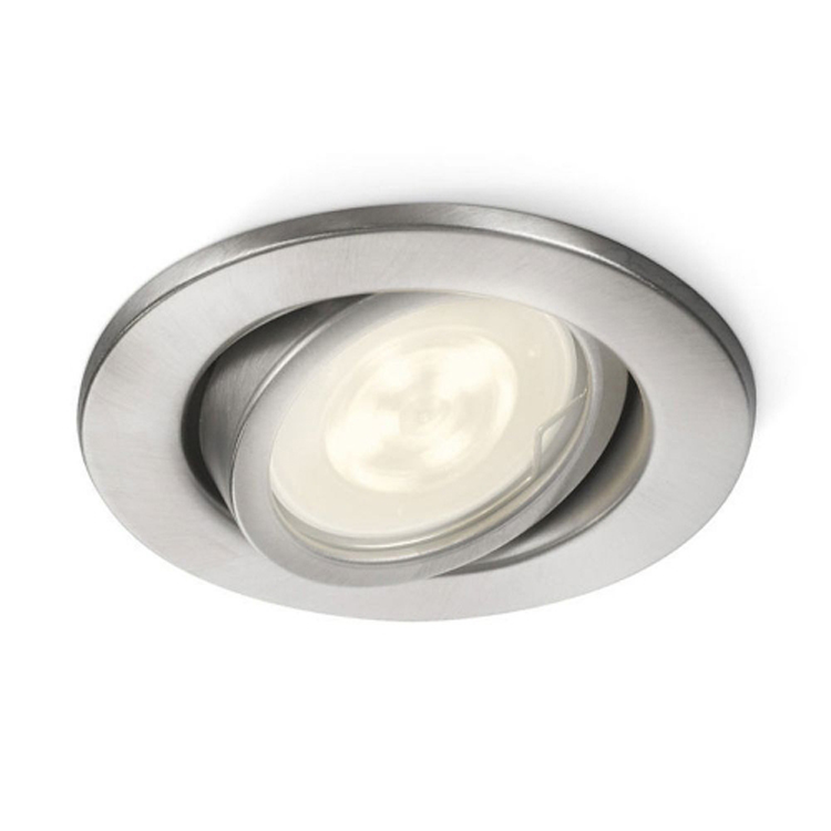 Spot encastré inox incl LED lampe 5W 350 lumen