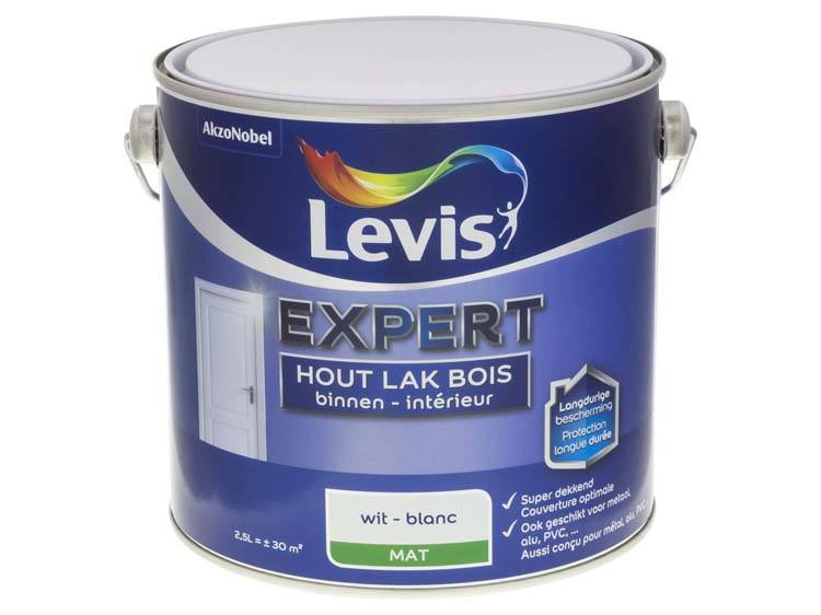 Levis Expert laque bois intérieur mat 2,5l blanc