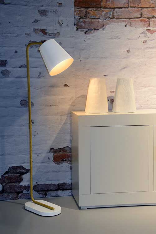 Lucide CONA - Lampadaire - E27 - Blanc