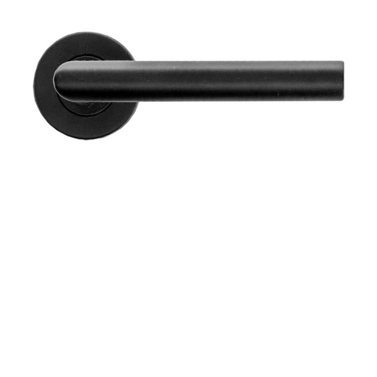 Poignée de porte  belluno 19mm class 3 noir sans rosace