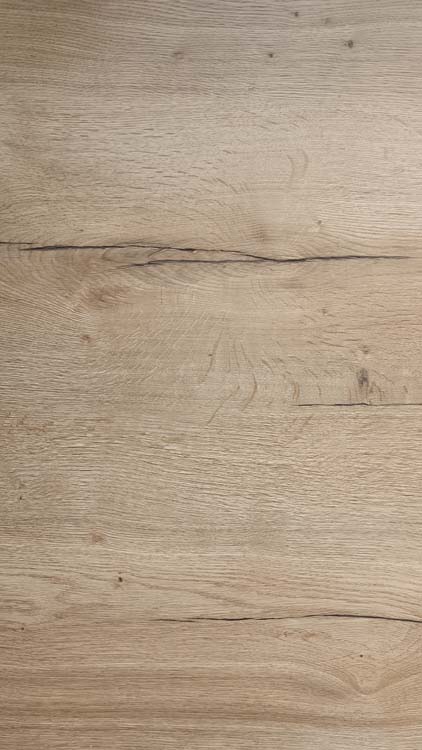 Complete deur tubespaan realwood oak horizont + zwarte deurkast 68cm