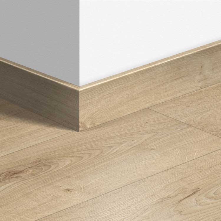 Plinthe parquet Quick-Step 14 x 77 x 2400 mm Chene classique beige