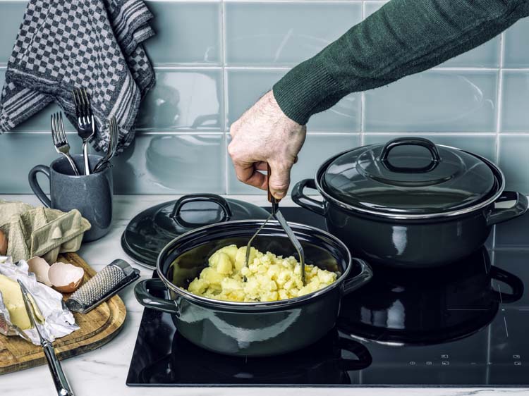 Braadpan emaille Dagelijkse Kost met deksel